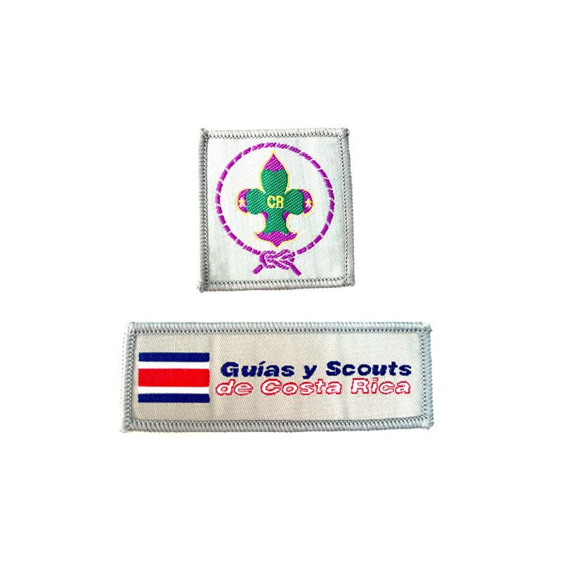 Set Insignias Scouts de Costa Rica