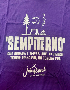 Camiseta de Trabajo Sempiterno Morada